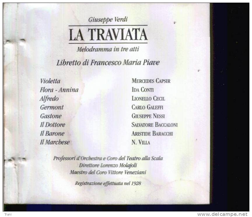 LA TRAVIATA - VOL. 1° - Opere