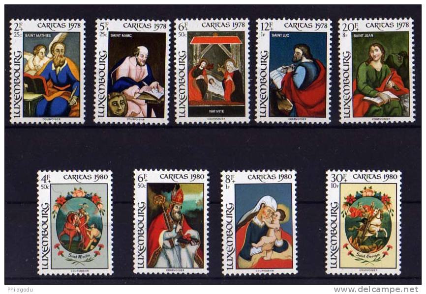 Luxembourg Caritas   1978-1979** Postfrich ++  Mint N.H  Cote 10,50 - Ungebraucht