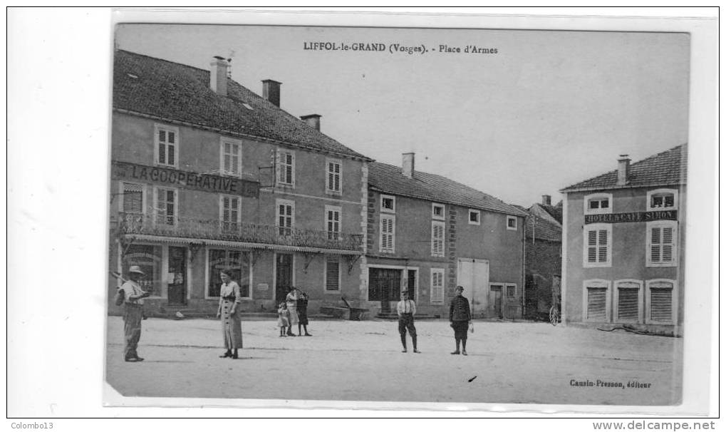 88 LIFFOL LE GRAND PLACE D'ARMES ANIMEE COOPERATIVE - Liffol Le Grand