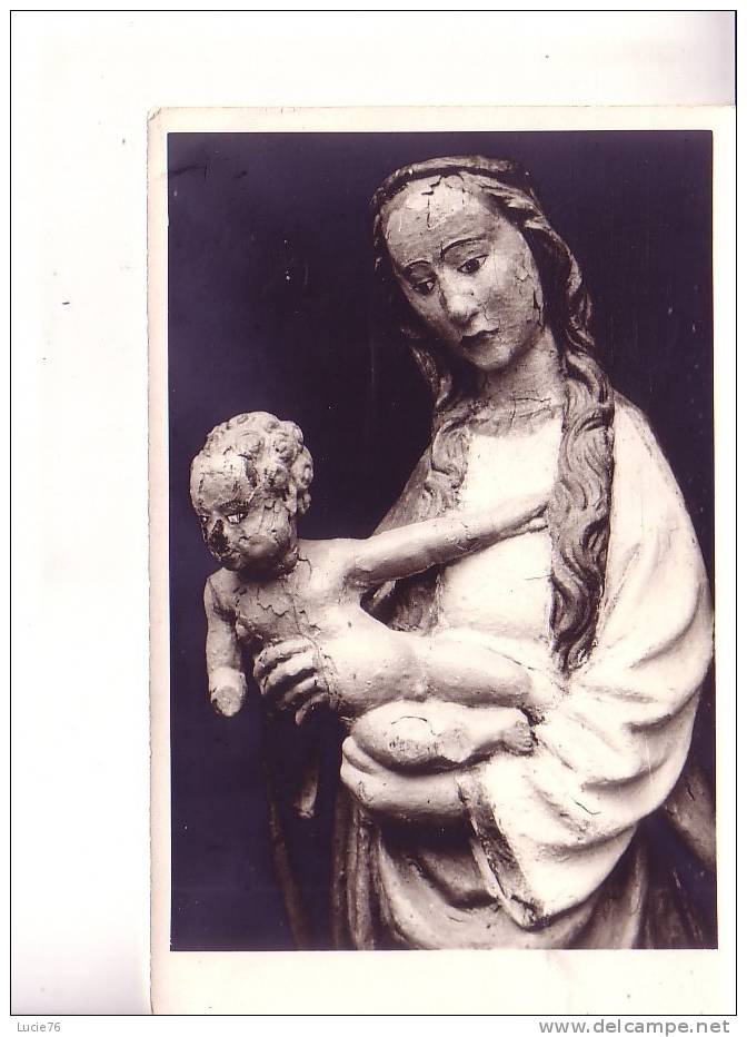 PLEYBEN - Chapelle SAINT LAURENT  - Statue -     VIERGE à L'Enfant  - Photo - Pleyben