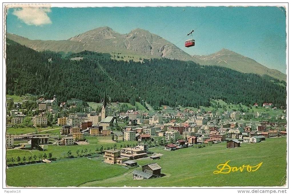 CH - GR - Davos (1560 M) Mit Bräma-Büel-, Schatzalp Und Parsennbahn (Schiahorn) - HMAK / CPSM Ed. Otto Furter N° 1005 - Davos