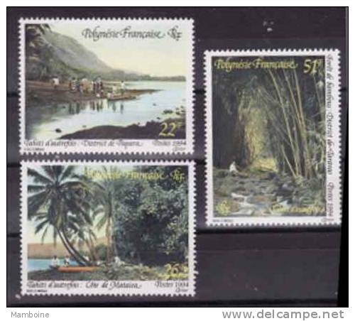 Polynesie ~ 1994  N°459 /461 Neuf X X ( G. Sans Trace) Serie Compl. - Nuevos