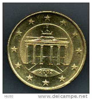 Allemagne 10 Cts Euro 2002 A Spl - Allemagne