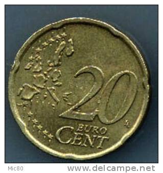 Allemagne 20 Cts Euro 2002 J Sup - Deutschland