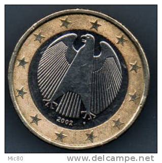 Allemagne 1 Euro 2002 F Sup - Duitsland