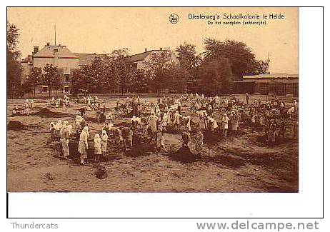 DIESTERWEG\´S SCHOOLKOLONIE TE HEIDE KALMTHOUT OP HET ZANDPLEIN ACHTERZIJDE - Kalmthout