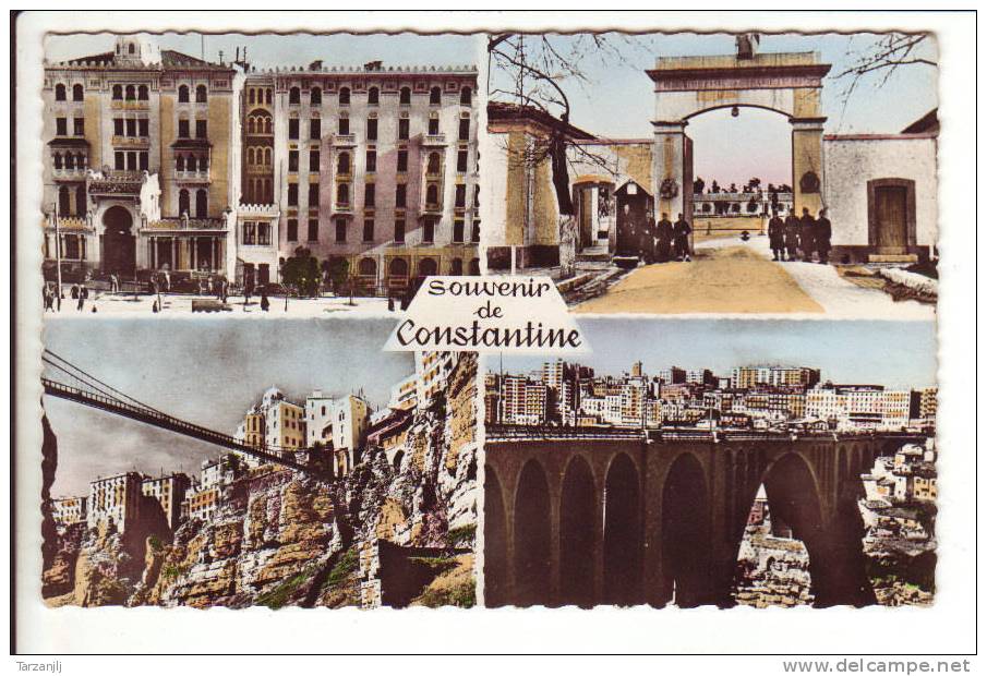 CPSM à Plusieurs Vues De Constantine (Algérie) - Constantine