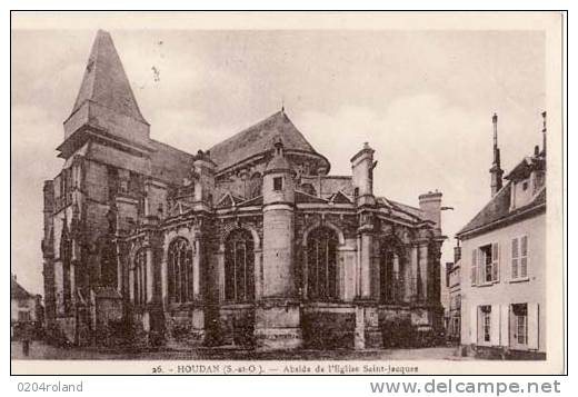 Houdan - Abside De L' Eglise St Jacques - Houdan