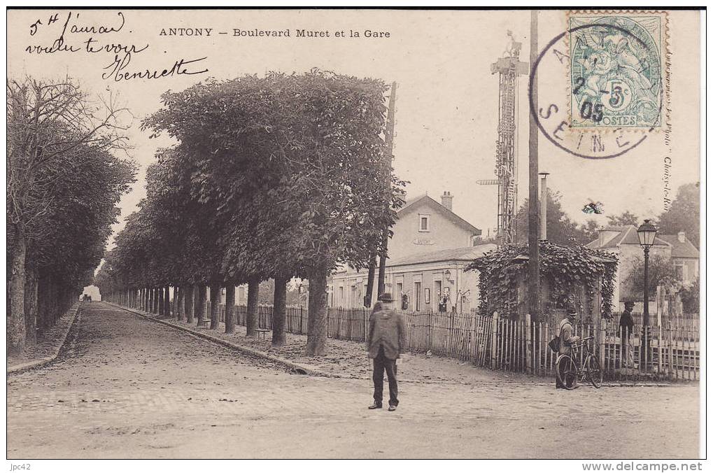 Antony- Boulevard Muret Et La Gare - Antony