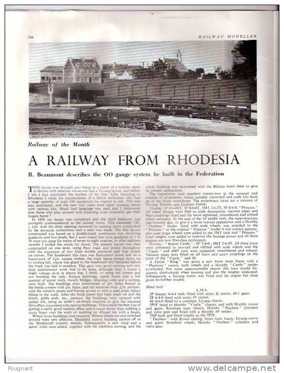 GRANDE-BRETAGNE:Revue:RAI LWAY MODELLER.September 1962.Volume N°13.Nombreuses Photos. - Transports