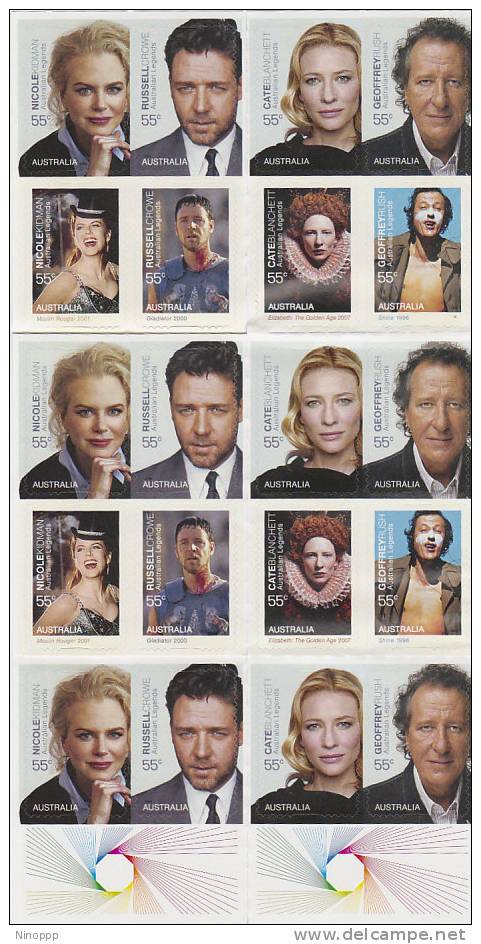 Australia-2009 Australian Legends Of The Screen  Booklet $ 11.00 - Booklets