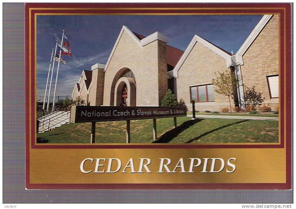 City Rapids - Iowa - National Czech & Slovak Museum & Library - Andere & Zonder Classificatie