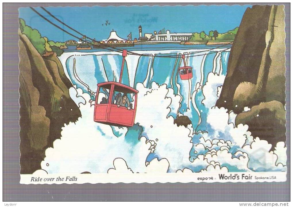 EXPO '74 World's Fair - Spokane, Washington - Ride Over The Falls - Spokane