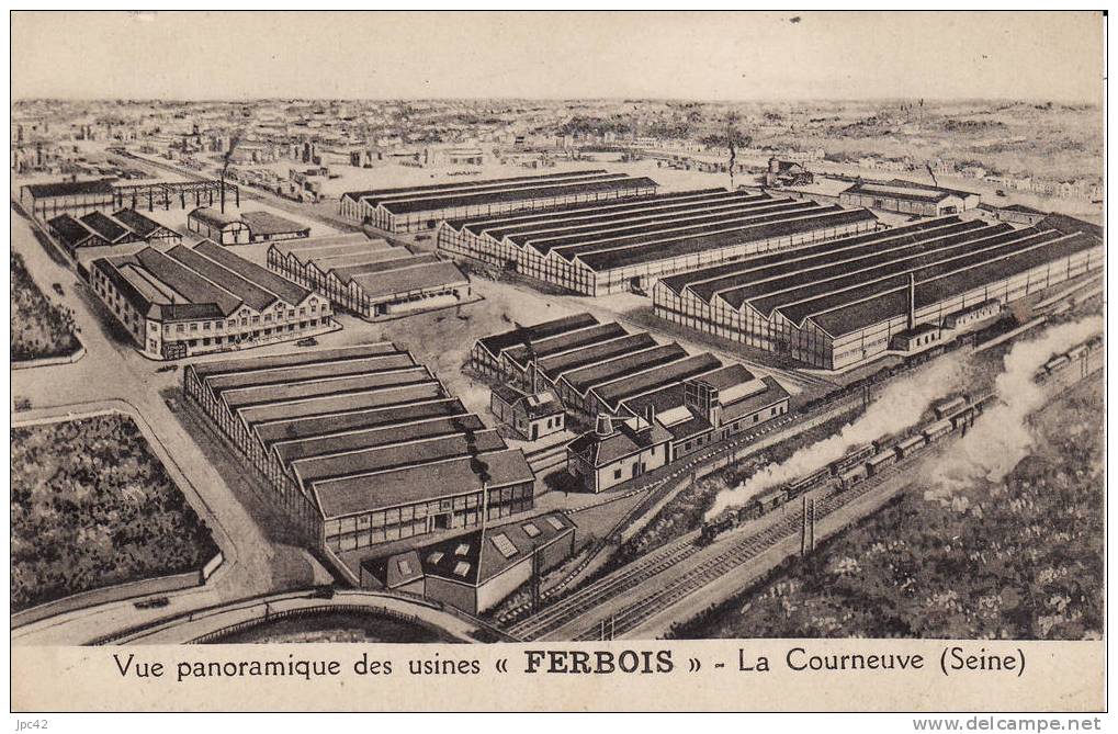 La Courneuve  Usine Ferbois Vue Panoramique - La Courneuve