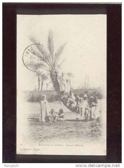 Environs De Biskra Jeunes Biskris édit.geiser N° 50 Animée Belle Carte - Enfants