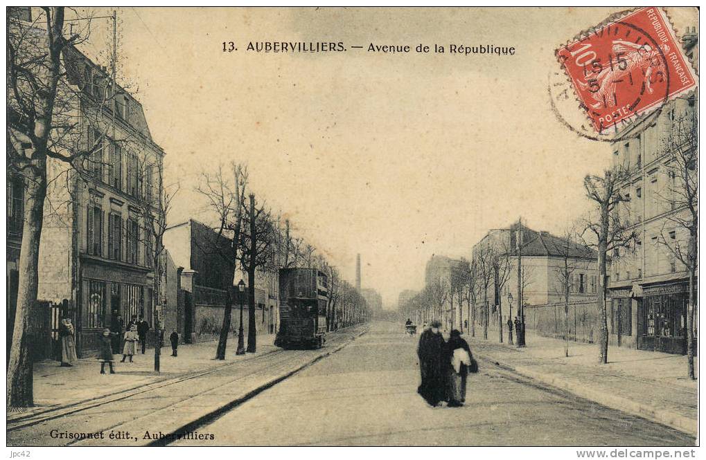 Aubervilliers. - Avenue De La République - Aubervilliers