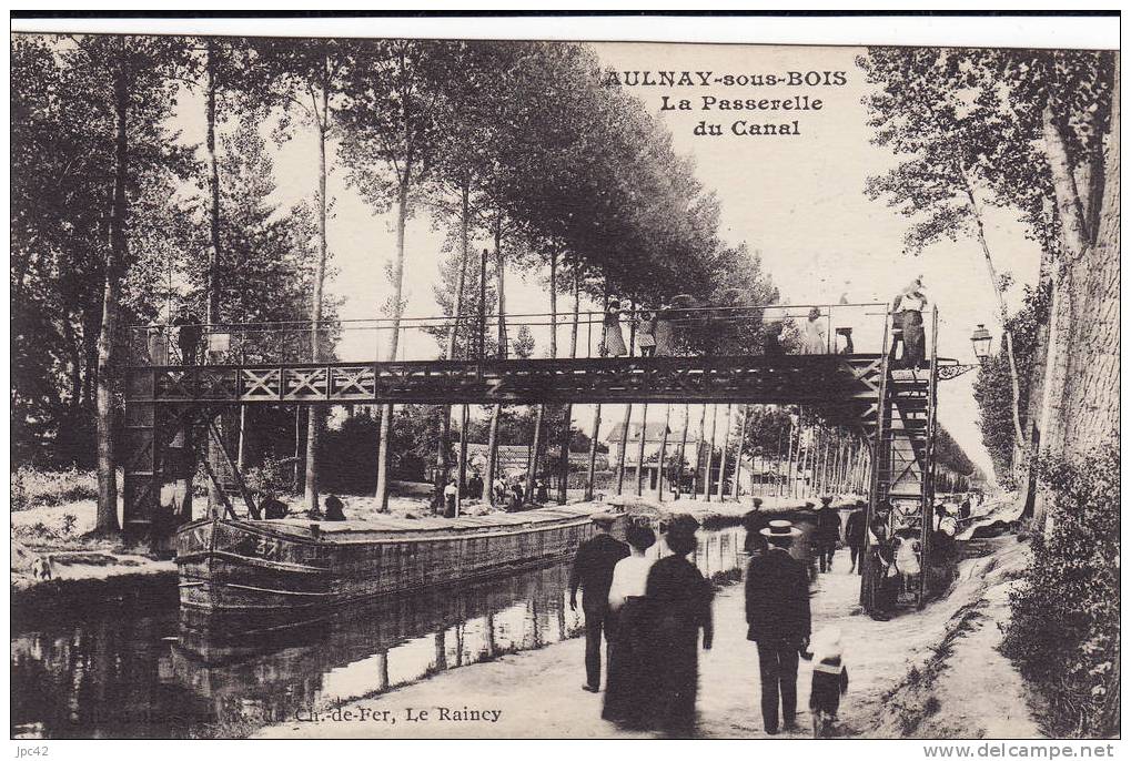 Aulnay Sous Bois La Passerelle Du Canal - Aulnay Sous Bois