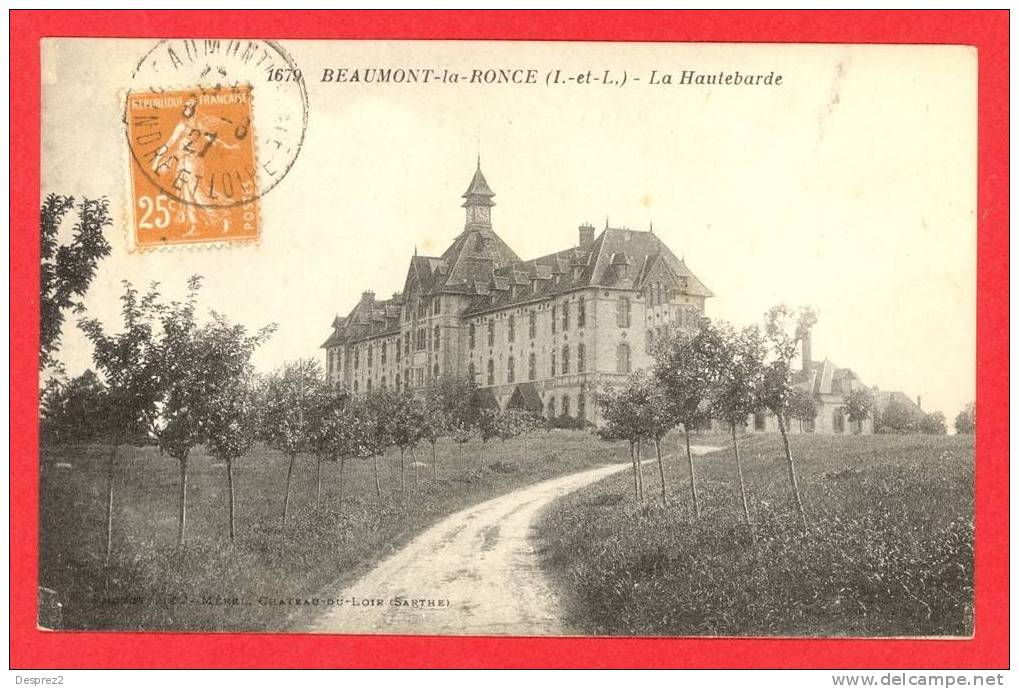 37 BEAUMONT LA RONCE Cpa La Haute Barde           1679 - Beaumont-la-Ronce