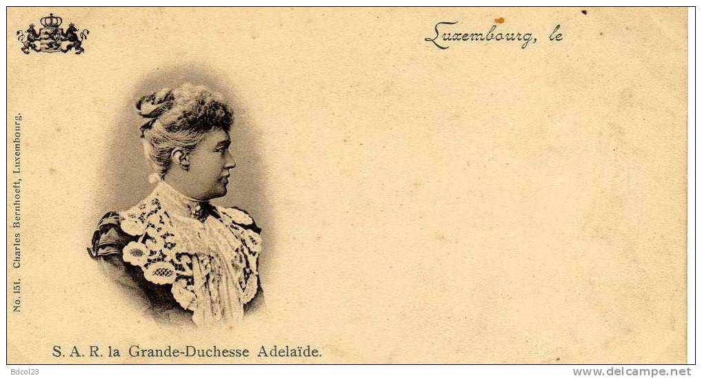 Luxembourg  S.A.R. La Grande Duchesse Adelaide (#1064) - Familles Royales