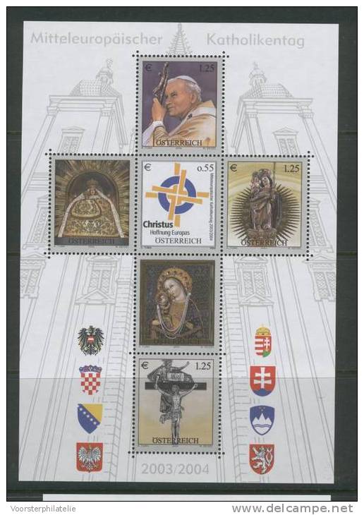 AUSTRIA 2004 ANK 2510-15 BLOCK 27 - Blocs & Feuillets