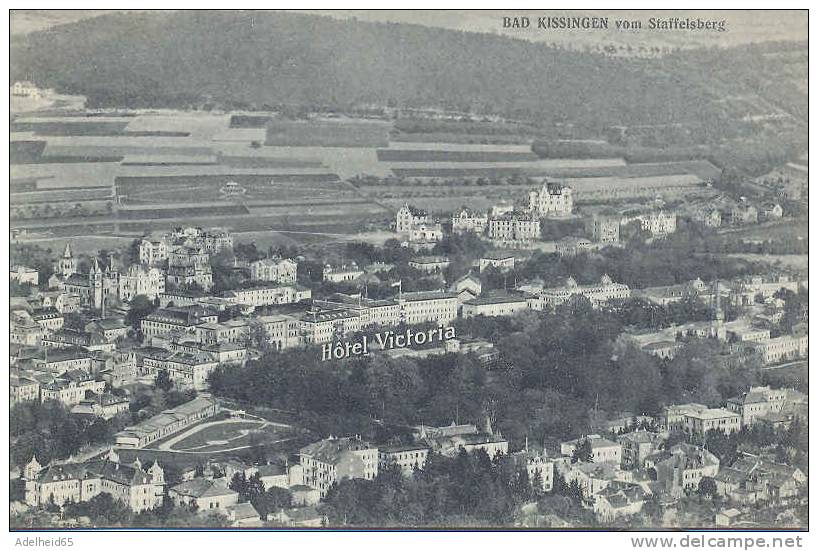 Wie Neu Um 1905 Bad Kissingen Vom Staffelsberg, Hotel Victoria Und Kaiserhof Verlag - Bad Kissingen