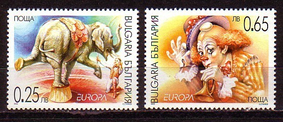 BULGARIA / BULGARIE - 2002 - Circus - Europe - 2v ** - Circo