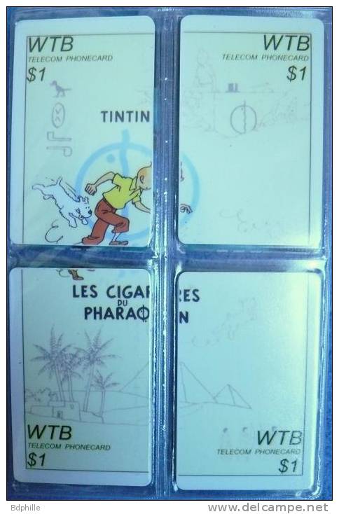 TINTIN  Telecarte Puzzle Cigares Du Pharaon Ed. Limitée  CANADA 1999 - Puzzels