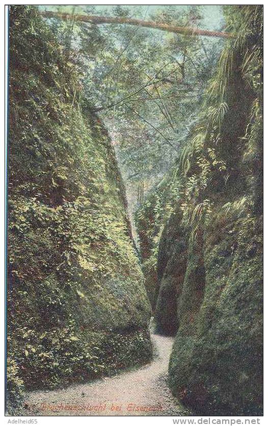 1905 Drachenschlucht Bei Eisenach Rhein. Kunst-Verlag, Wiesbaden - Eisenach