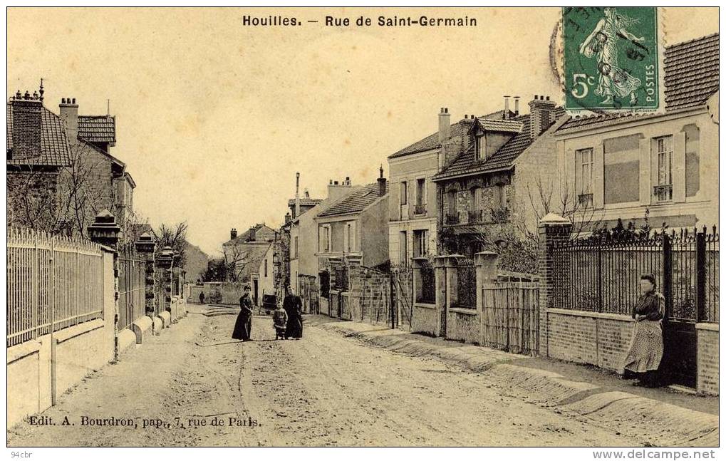 CPA(78) HOUILLES      Rue De Saint Gervais - Houilles