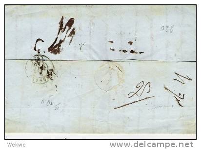 Rl027 RUSSLAND - /Odessa - Bordeaux 1845 PP (Port Payee) Ersetzt Mit C.R.p.P. - ...-1857 Vorphilatelie