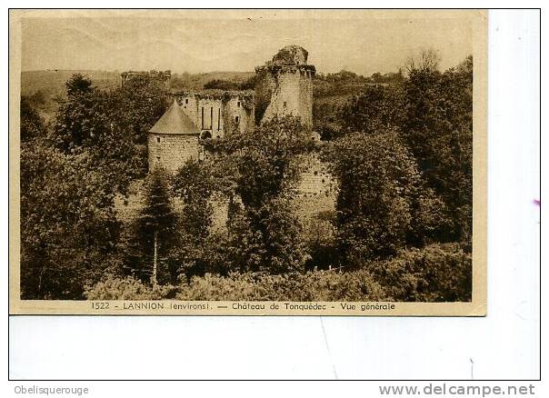 22 - LANNION -  ENV CHATEAU DE TONQUEDEC  N ° 1522 - Lannion