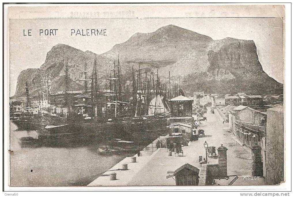 CREME FRANCO-RUSSE  - Le Port De Palerme - Werbepostkarten