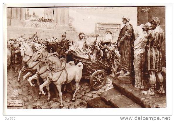 GOOD OLD ART POSTCARD - Mastroianni - The Meeting Of Two Powers - Sculptures