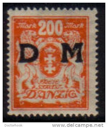 DANZIG   Scott #  O 38**  F-VF MINT NH - Dienstzegels