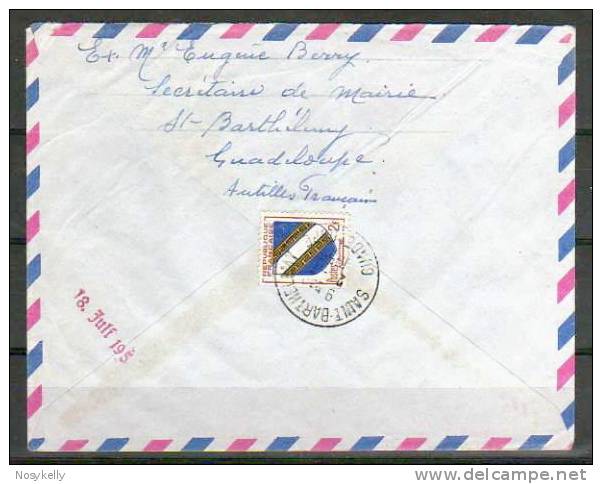 ...   Lettre DeSt Barthélémy (Guadeloupe)  Pour Berlin (Allemagne)  ... - Autres & Non Classés