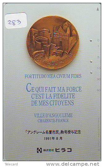 Télécarte Japon PARIS.  France Related * 110-114292 *  La France Reliée (283) - Cultural