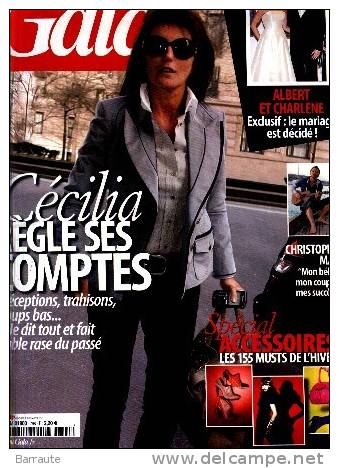 GALA N° 798 Du 24 Septembre 2008 " Cécilia Règle Ses COMPTES " - Gente