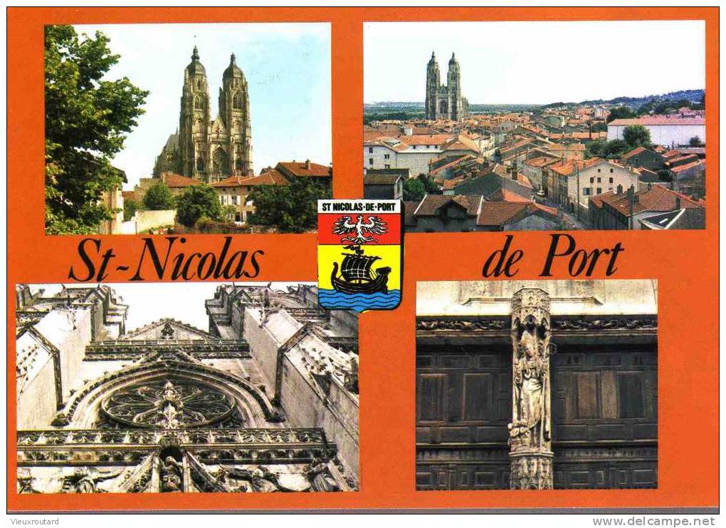 CPSM. SAINT NICOLAS DE PORT. BASILIQUE DES XV ET XVI EME. DATEE 1996. - Saint Nicolas De Port