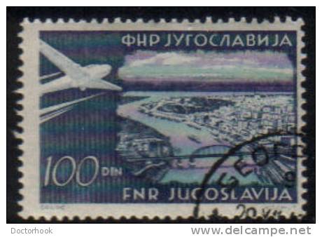 YUGOSLAVIA   Scott #  C 42  VF USED - Airmail