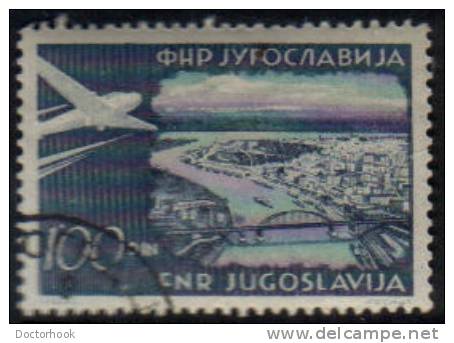 YUGOSLAVIA   Scott #  C 42  VF USED - Airmail