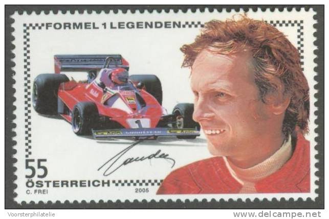 AUSTRIA 2005 ANK 2578 FORMULA 1 NIKI LAUDA - Unused Stamps