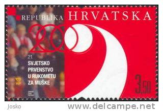 21st MEN’S WORLD HANDBALL CHAMPIONSHIP – CROATIA 2009 ( Croatia Stamp MNH** ) - Hand Ball Balonmano Pallamano * - Balonmano