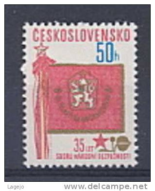 TCHECOSLOVAQUIE 2391 Corp National De La Police - Unused Stamps