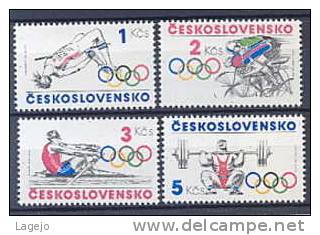 TCHECOSLOVAQUIE 2600/03 Sports Olympiques - Weightlifting