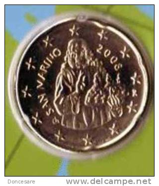 ** 20 CENT SAN MARINO 2008 PIECE NEUVE **R58** - San Marino