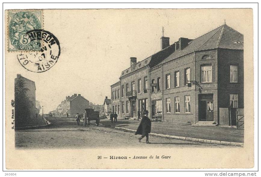 26  -  HIRSON  --  Avenue De La Gare - Hirson