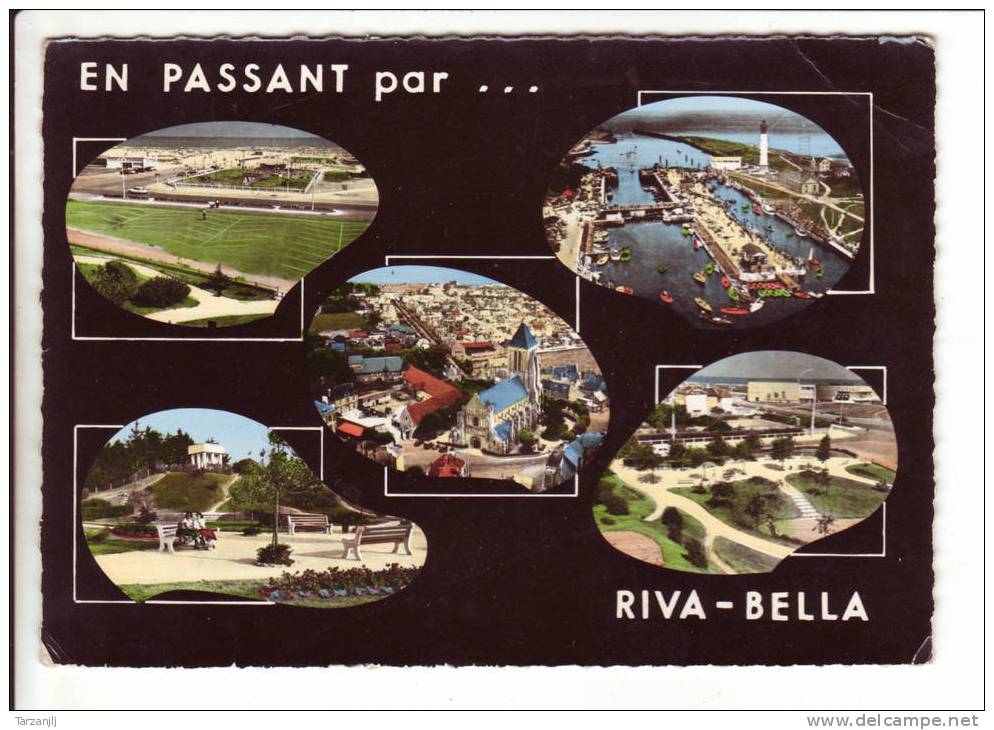 CPSM à Plusieurs Vues De Riva Bella (Calvados 14): En Passant Par.... Riva-Bella - Riva Bella