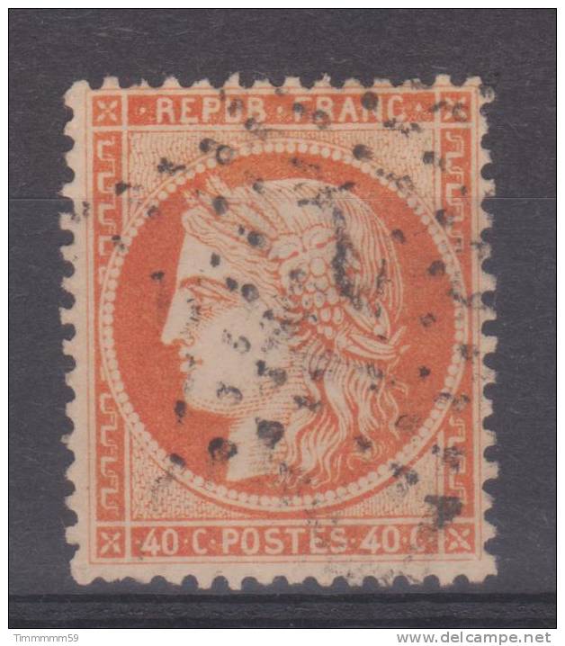 Lot N°7347  N°38, Oblit étoile Chiffrée 1 PL DE LA BOURSE - 1870 Assedio Di Parigi