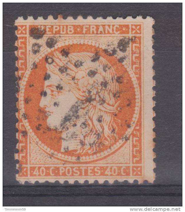Lot N°7352  N°38, Oblit étoile Chiffrée 1 PL DE LA BOURSE - 1870 Beleg Van Parijs