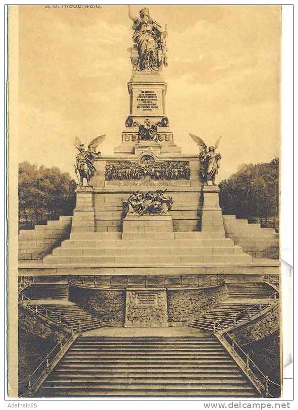 Nationaldenkmal A.d. Niederwald 1908 Nach Haverhill, MA - Rheingau